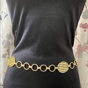 GOLD tone chain belt